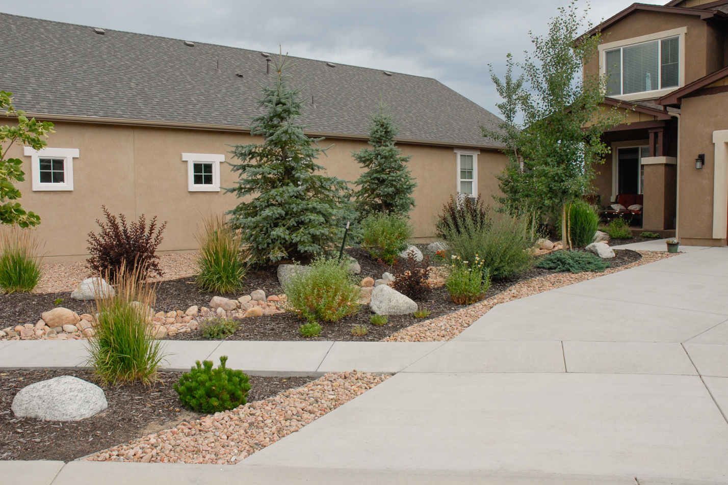 Mountain Motif Xeriscape